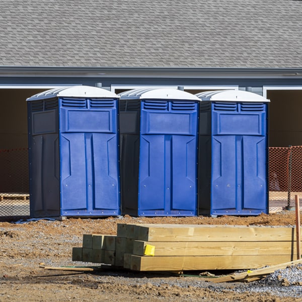 what is the maximum capacity for a single porta potty in Sauget